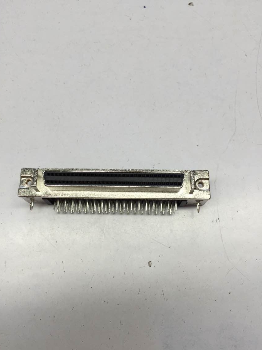 SCSI-68pin 母頭MDR白膠90度